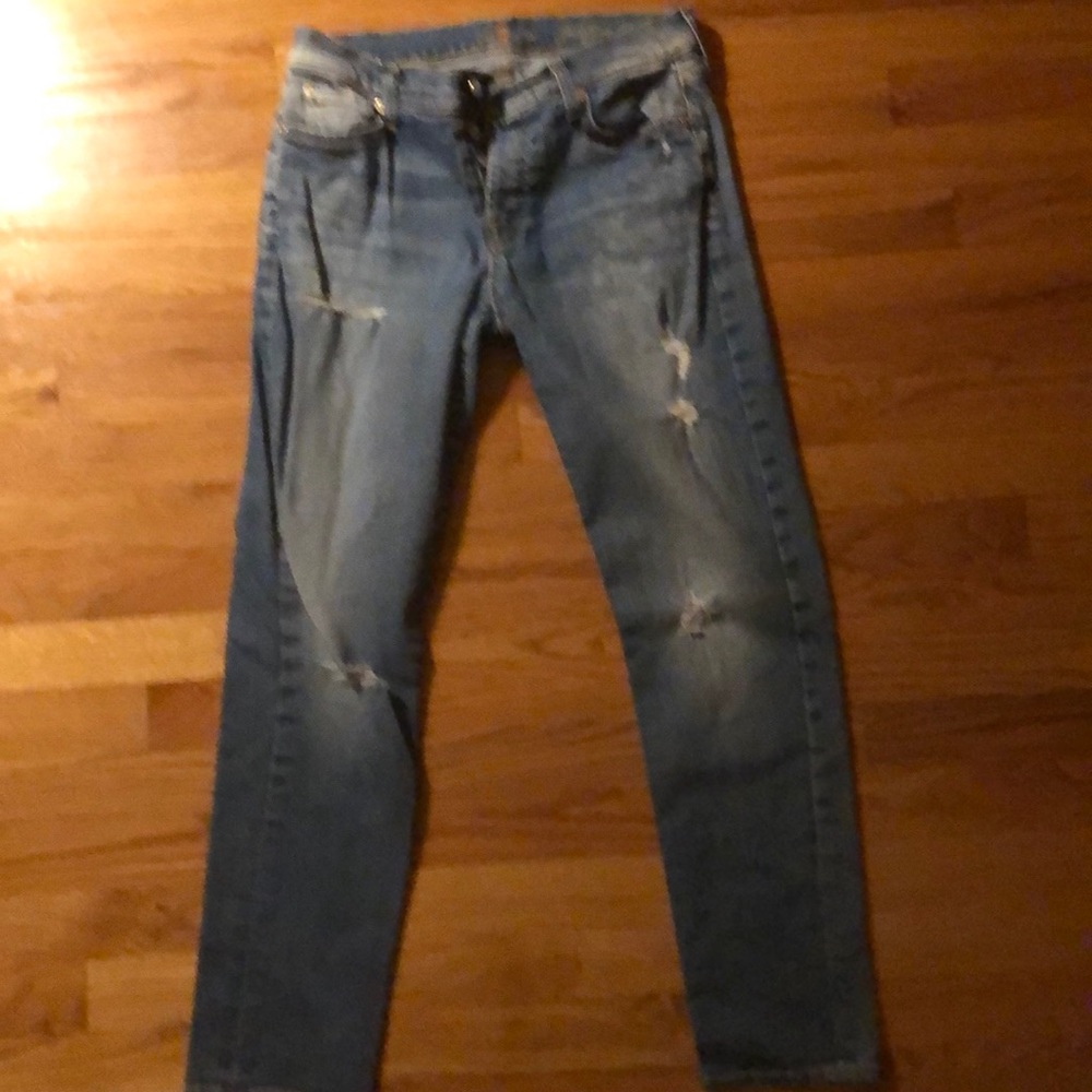 7 for all mankind Josefina skinny boyfriend jeans